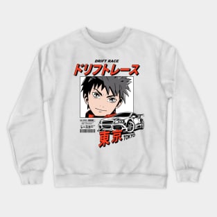 tokyo race drift anime Crewneck Sweatshirt